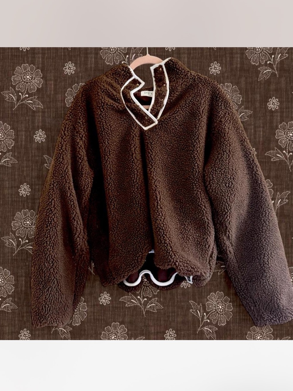 Parke Brown Sherpa Pullover
